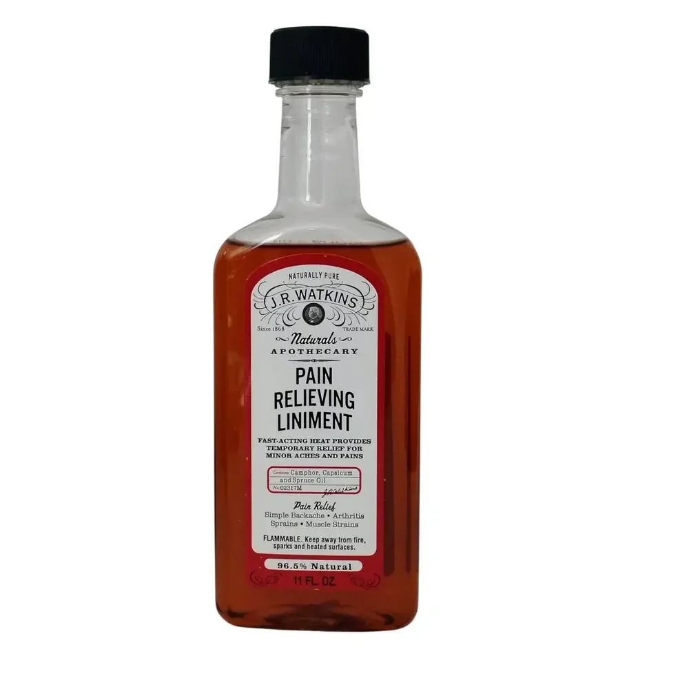 J R Watkins Pain Relieving Liniment Brown 11 oz EXP 09/14 For Minor Aches